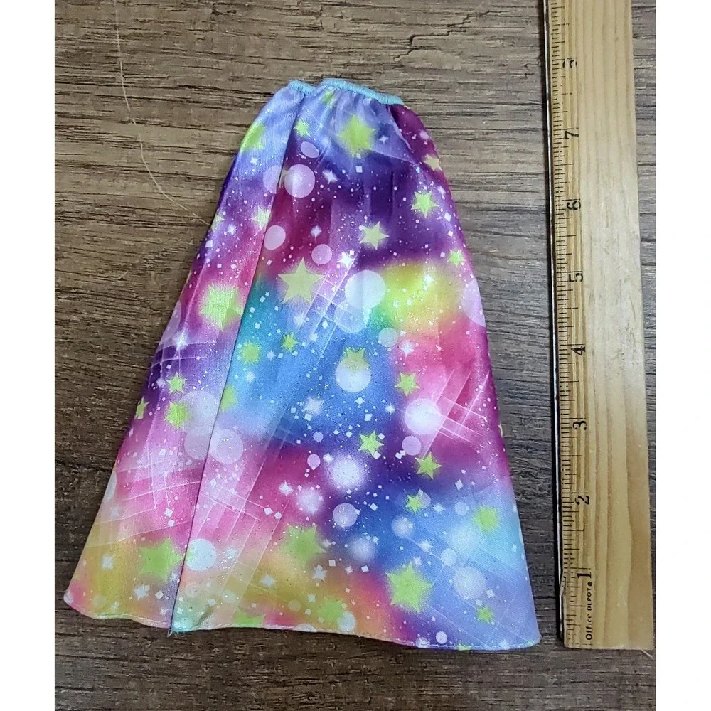 Barbie Dreamtopia Dress Fairytale Adventure Doll Skirt Replacement Rainbow Stars